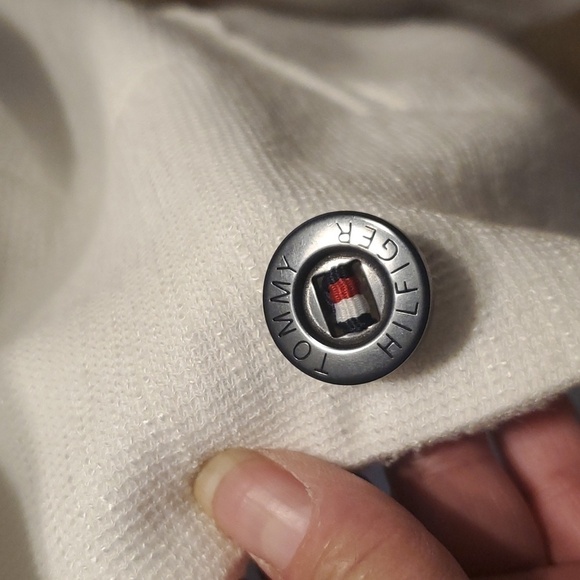 Tommy Hilfiger Ivory Textured Blazer SZ 8 - Picture 4 of 13